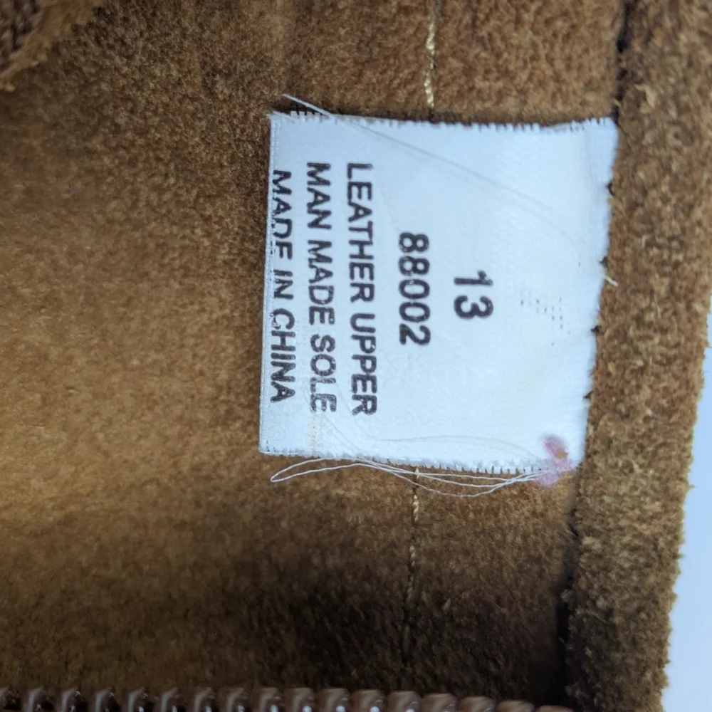 Minnetonka Leather Fringe Boots 13T